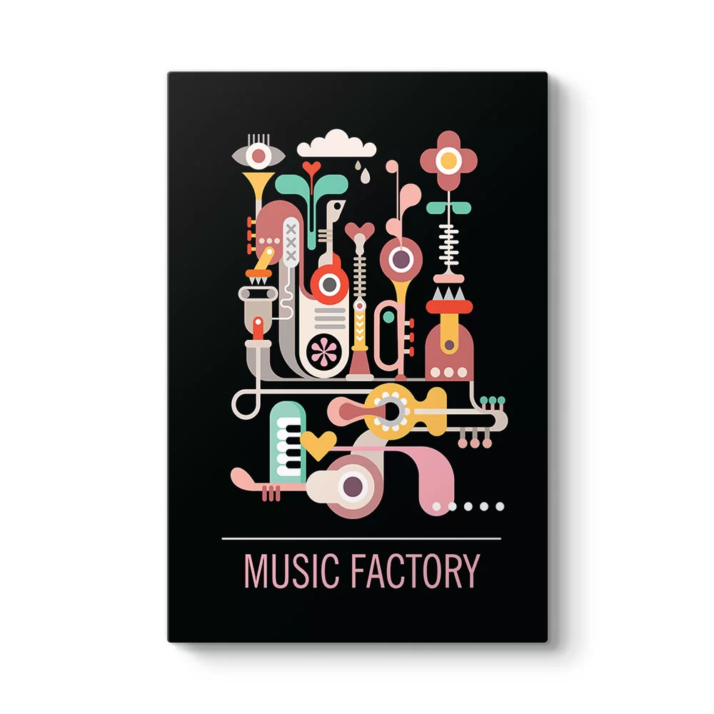 Müzik Fabrikası Tablosu - Model 2